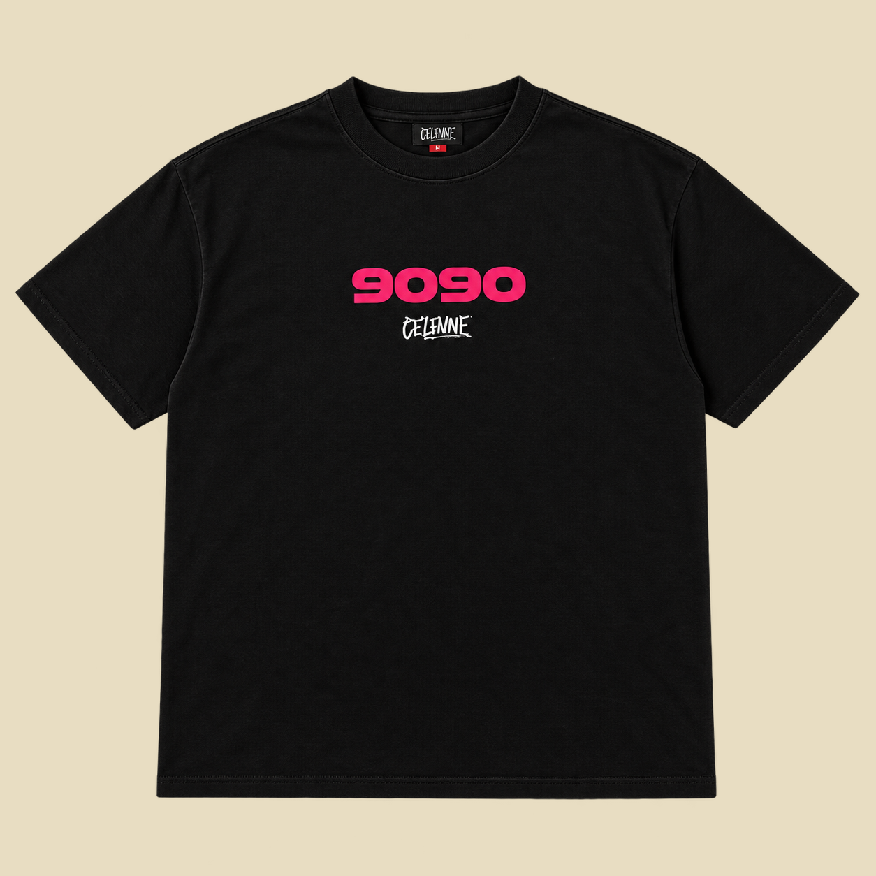 Camiseta 9090 Celinne - Preto