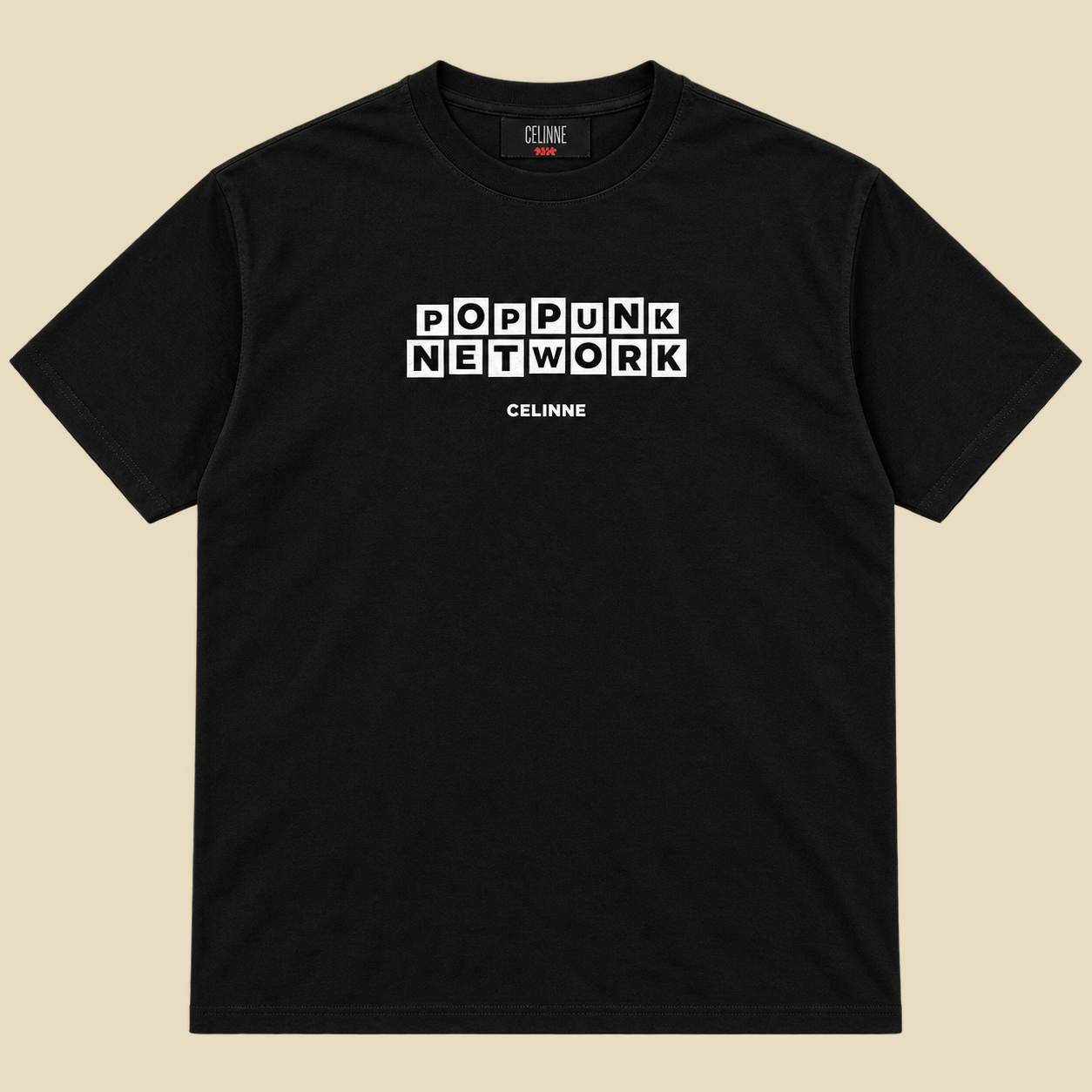 Camiseta PopPunk NetWork Celinne - Preto